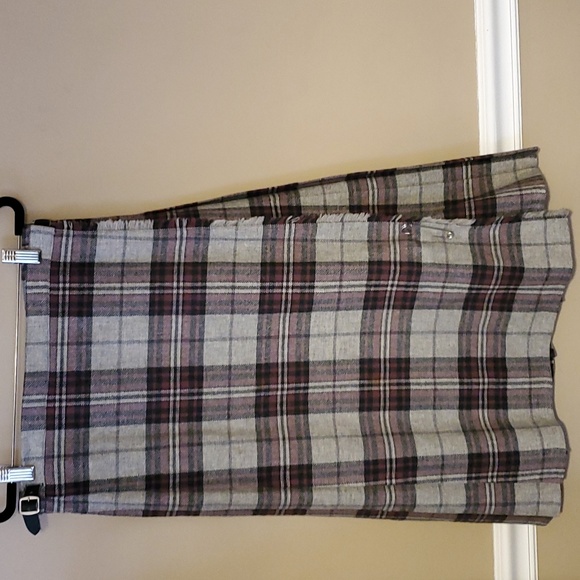 Harrods Skirts Harrods Kilt Wool Plaid Wrap Skirt Size 6 Poshmark
